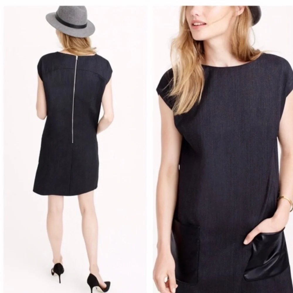 J.Crew Herringbone Dress w/Pockets Sz 2